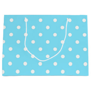 Polka dot pattern large gift bag