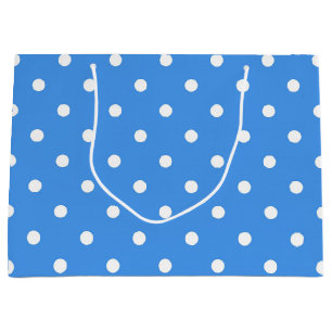 Polka dot pattern large gift bag