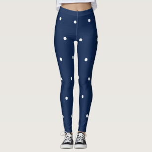 Polka dot pattern leggings