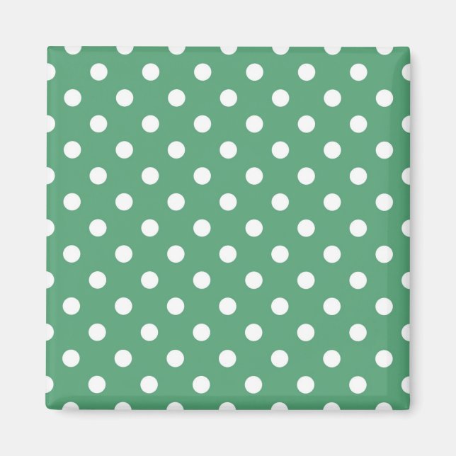 Polka dot pattern magnet (Front)