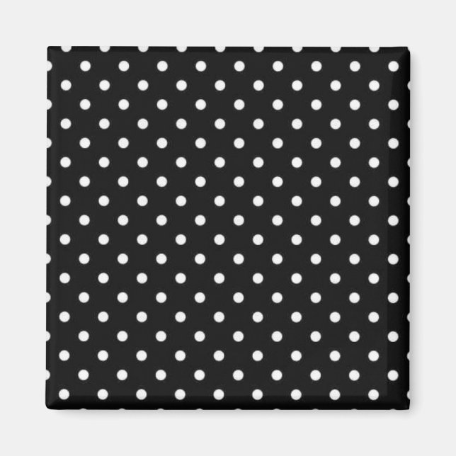 Polka dot pattern magnet (Front)