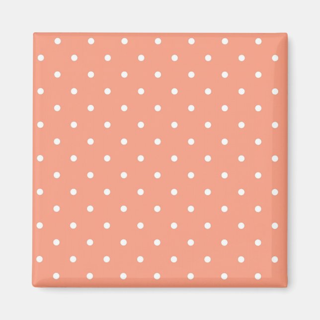 Polka dot pattern magnet (Front)