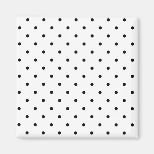 Polka dot pattern magnet (Front)
