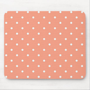 Polka dot pattern mouse pad