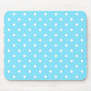 Polka dot pattern mouse pad