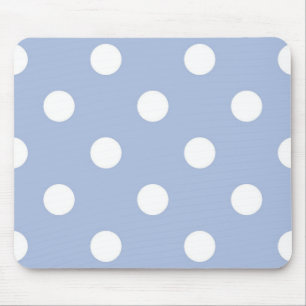 Polka dot pattern mouse pad