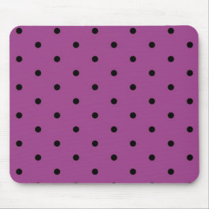 Polka dot pattern mouse pad