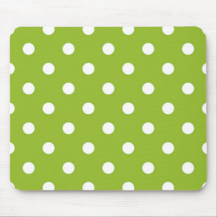 Polka dot pattern mouse pad