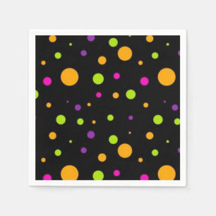 Polka dot pattern napkin