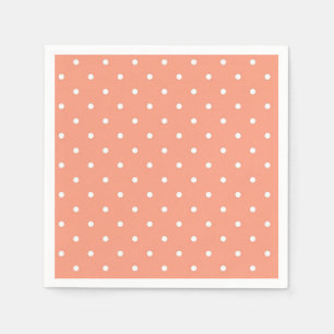 Polka dot pattern napkin