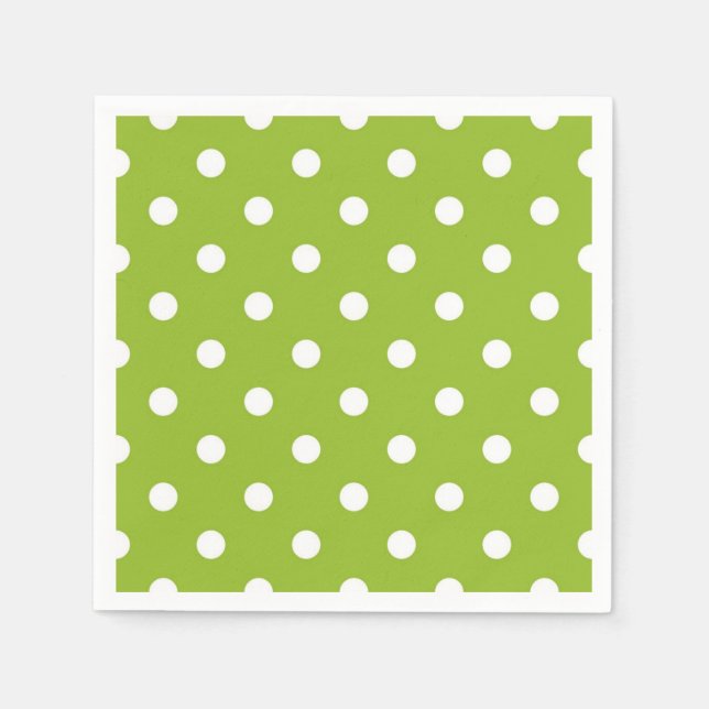 Polka dot pattern napkin (Front)