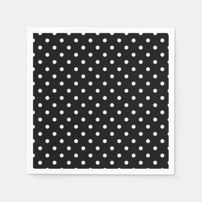 Polka dot pattern napkin (Front)