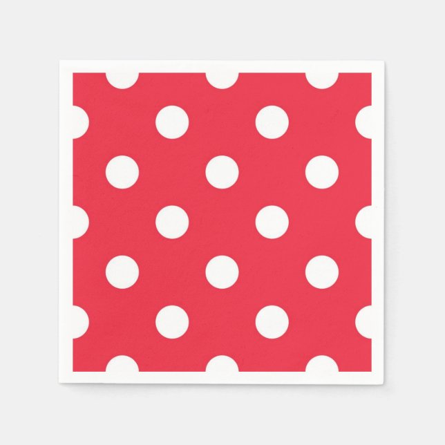 Polka dot pattern napkin (Front)