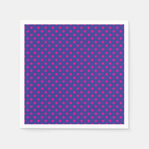 Polka dot pattern napkin