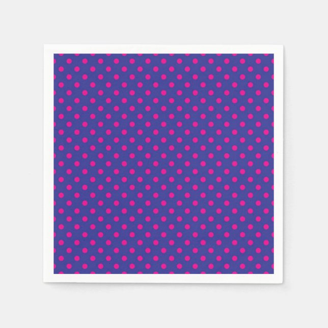 Polka dot pattern napkin (Front)