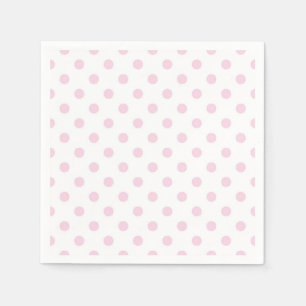 Polka dot pattern napkin
