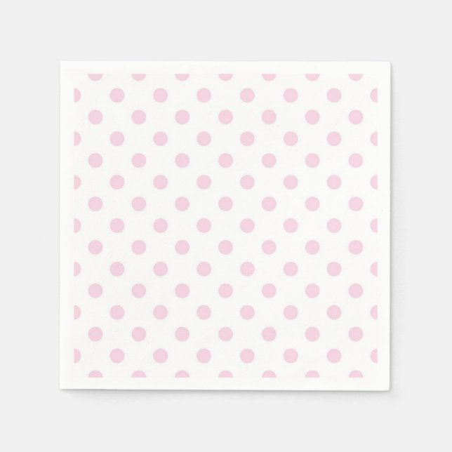Polka dot pattern napkin (Front)