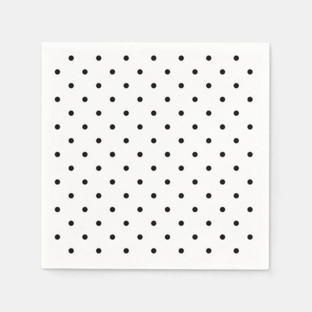 Polka dot pattern napkin (Front)