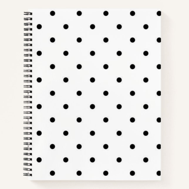 Polka dot pattern notebook (Front)