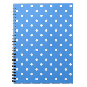 Polka dot pattern notebook