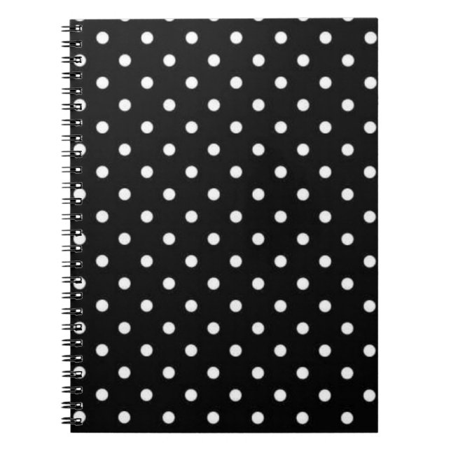 Polka dot pattern notebook (Front)