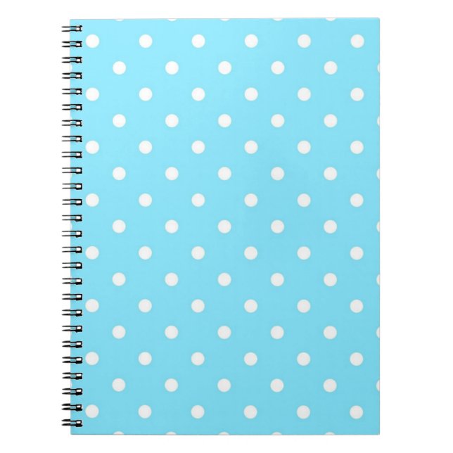 Polka dot pattern notebook (Front)