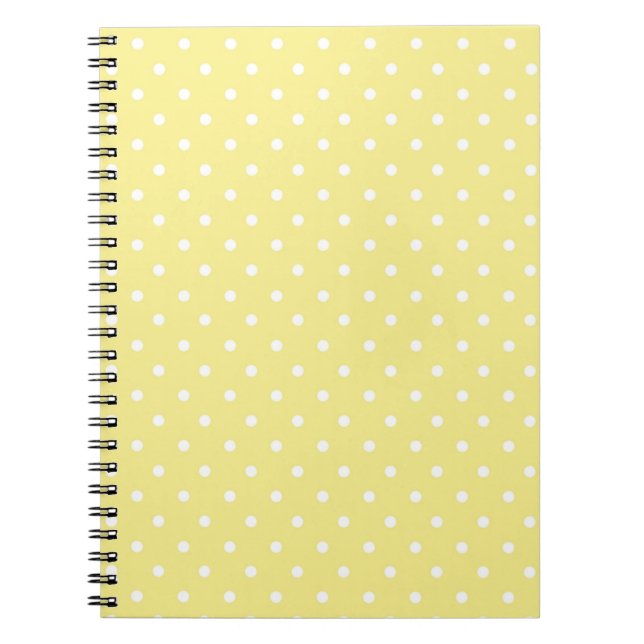 Polka dot pattern notebook (Front)