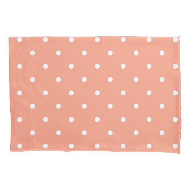 Polka dot pattern pillowcase (Front)