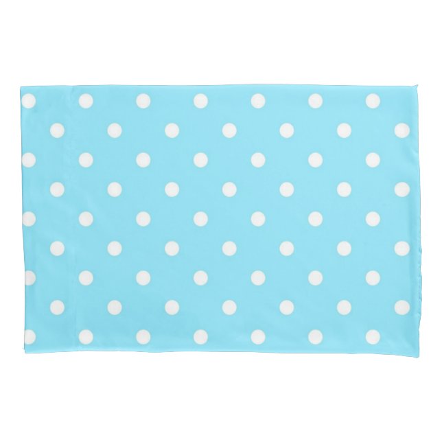 Polka dot pattern pillowcase (Front)