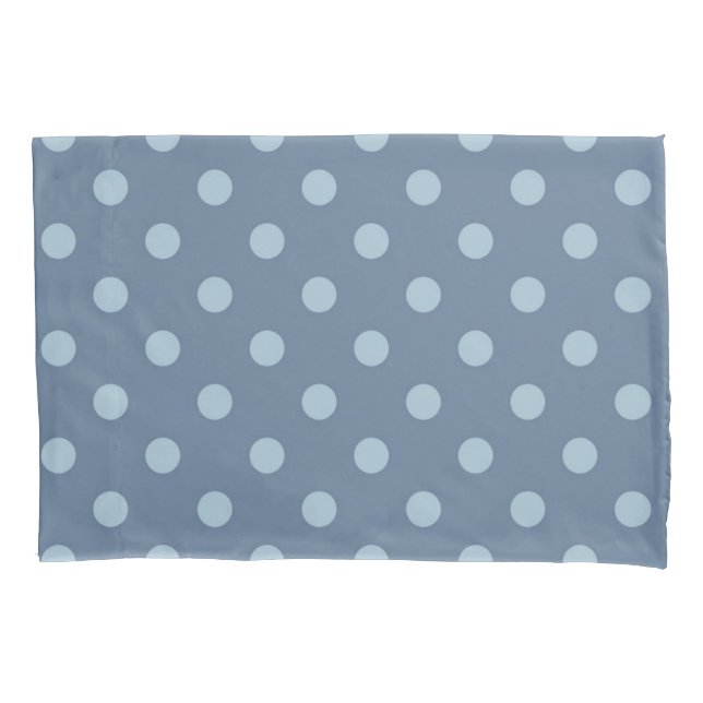 Polka dot pattern pillowcase (Front)
