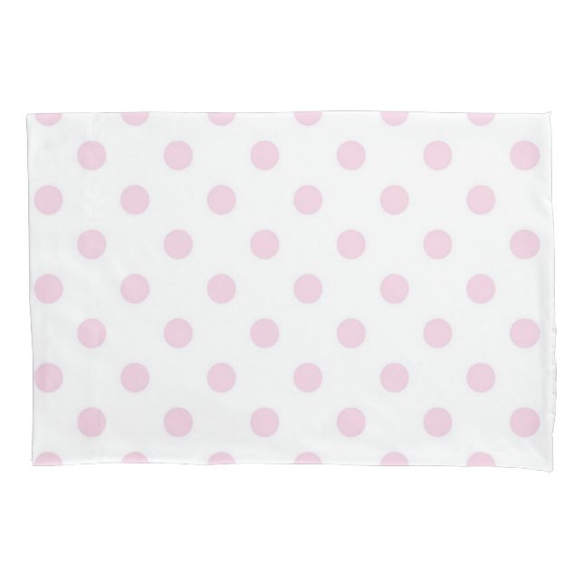 Polka dot pattern pillowcase (Front)