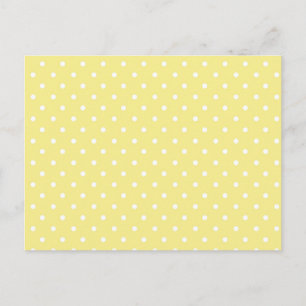 Polka dot pattern postcard