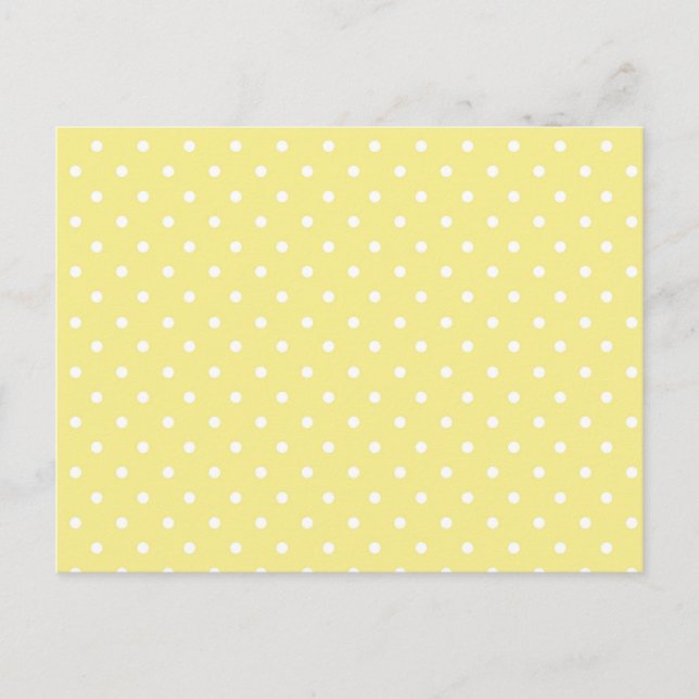 Polka dot pattern postcard (Front)
