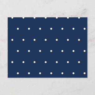 Polka dot pattern postcard