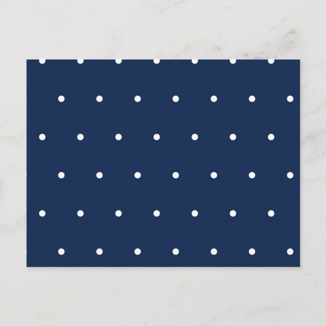 Polka dot pattern postcard (Front)