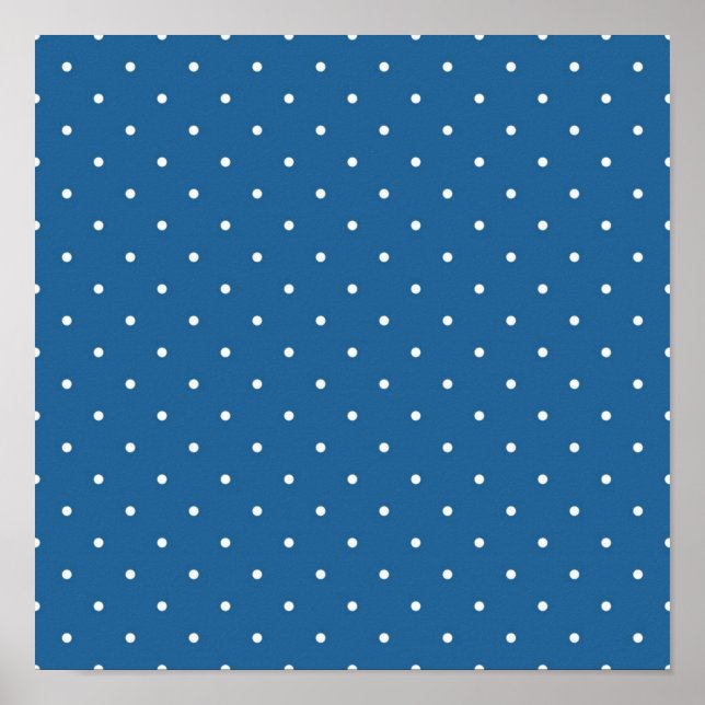 Polka dot pattern poster (Front)