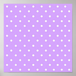 Polka dot pattern poster