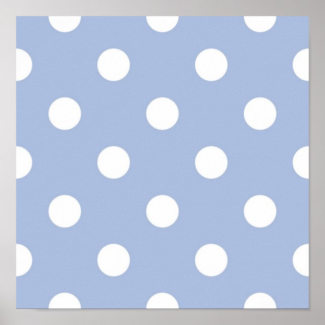 Polka dot pattern poster (Front)