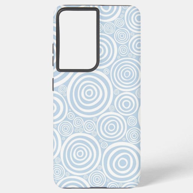 Polka dot pattern samsung galaxy s21 ultra case (Back)