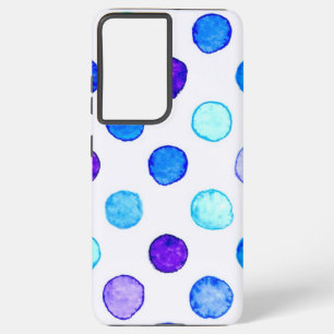 Polka dot pattern samsung galaxy case