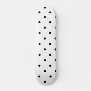 Polka dot pattern skateboard