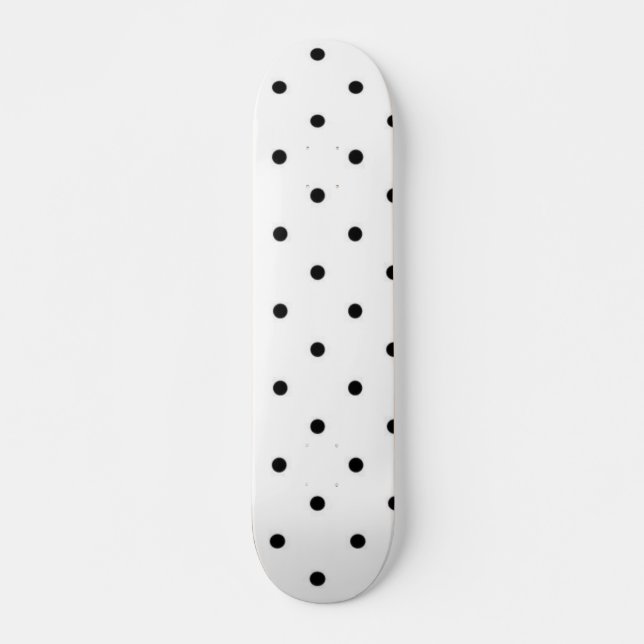Polka dot pattern skateboard (Front)