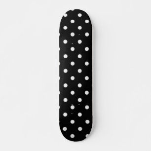 Polka dot pattern skateboard