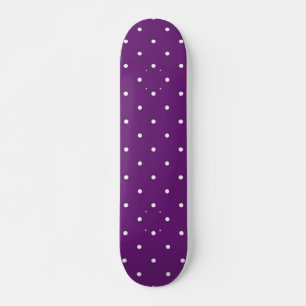 Polka dot pattern skateboard