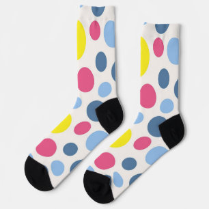 Polka dot pattern socks