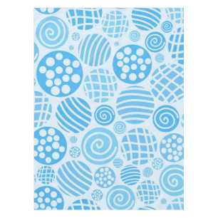 Polka dot pattern tablecloth