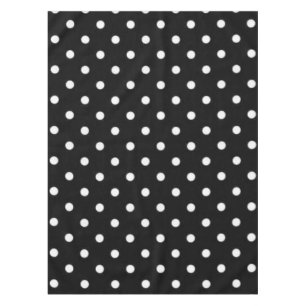 Polka dot pattern tablecloth