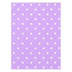 Polka dot pattern tablecloth