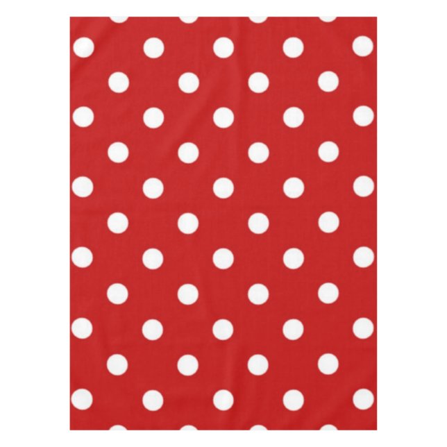 Polka dot pattern tablecloth (Front)