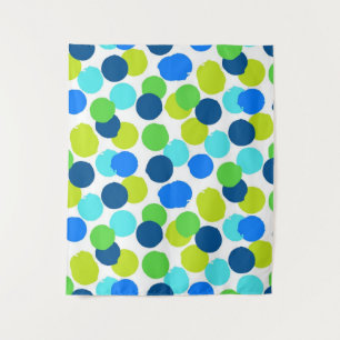 Polka dot pattern tapestry
